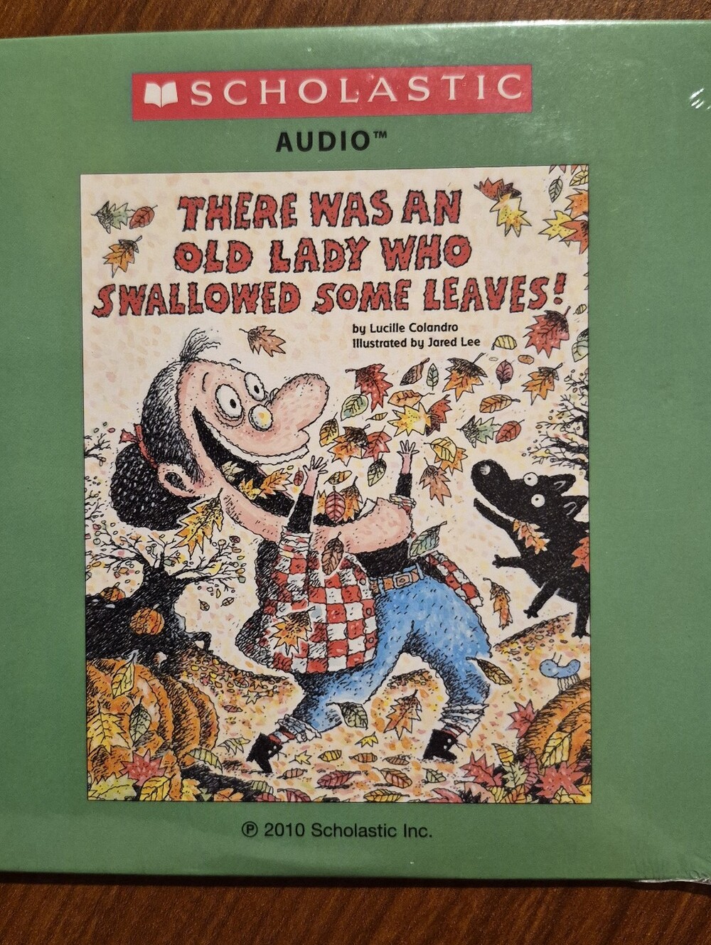 Audio CD 'There Was An Old Lady Who Swallowed Some Leaves' NEW Sealed Scholastic